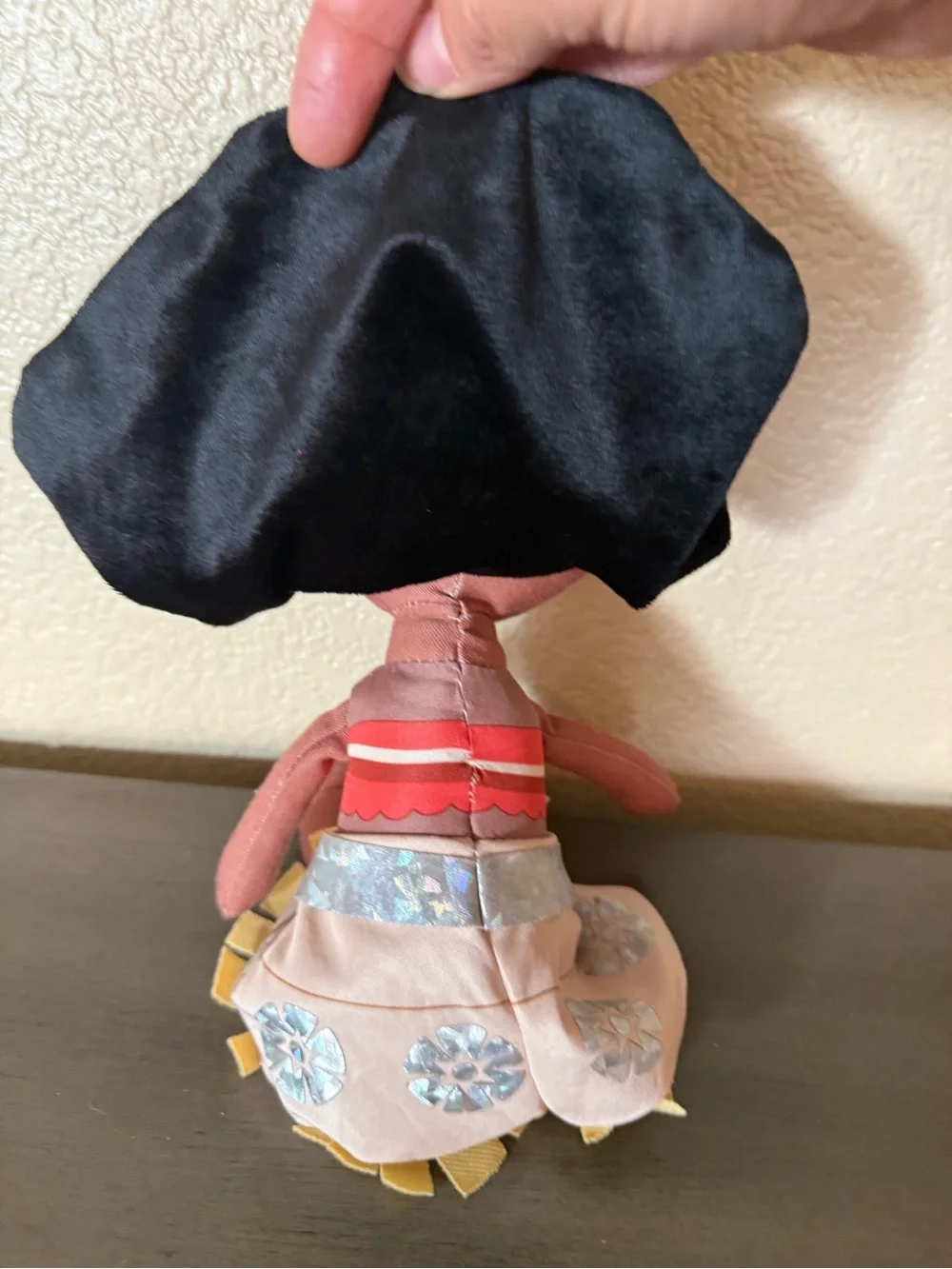 Disney Moana Toy Lot Little People Canoe Doll & Hei Hei Squishmallow